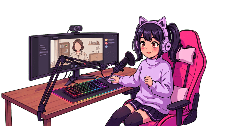 Streaming illustration